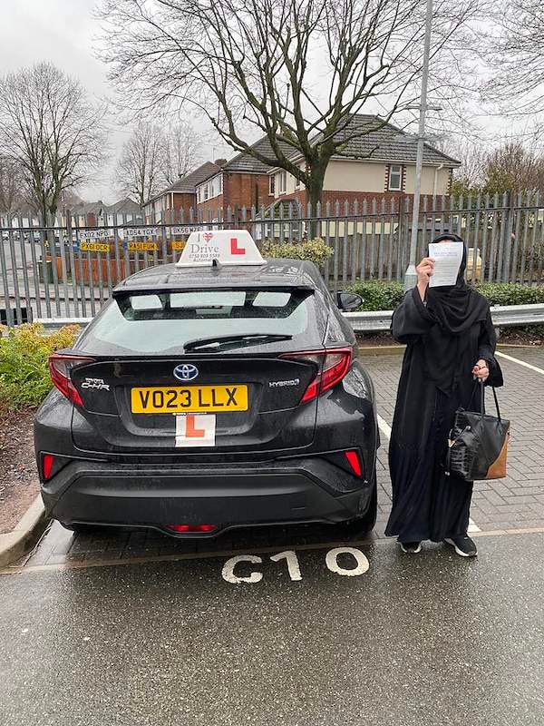 SRK Driving School student pass 11