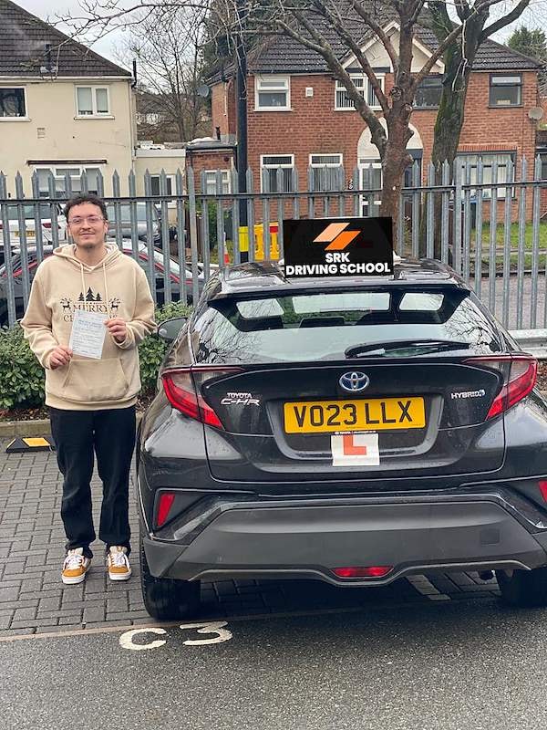 SRK Driving School student pass 15