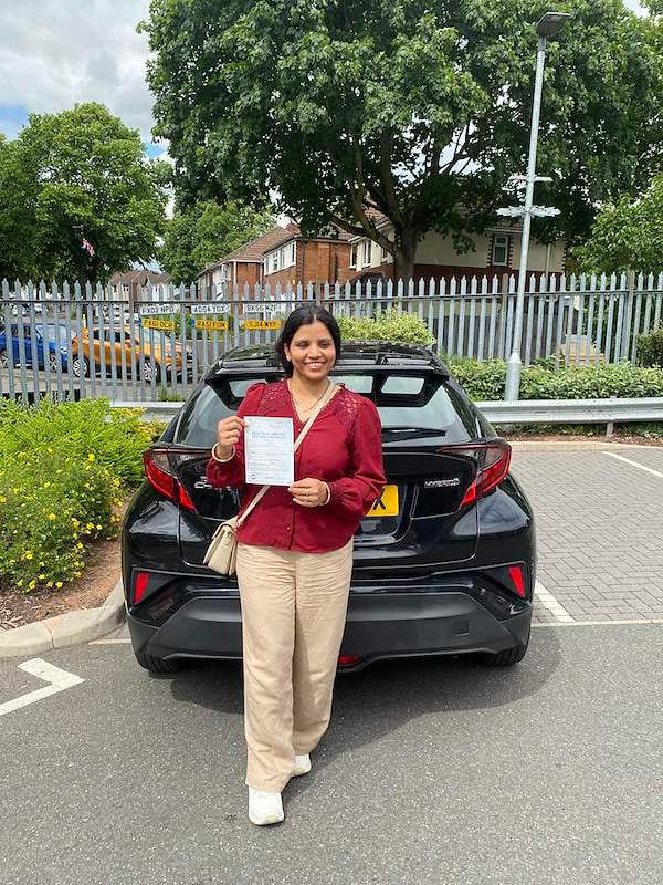 SRK Driving School student pass 16
