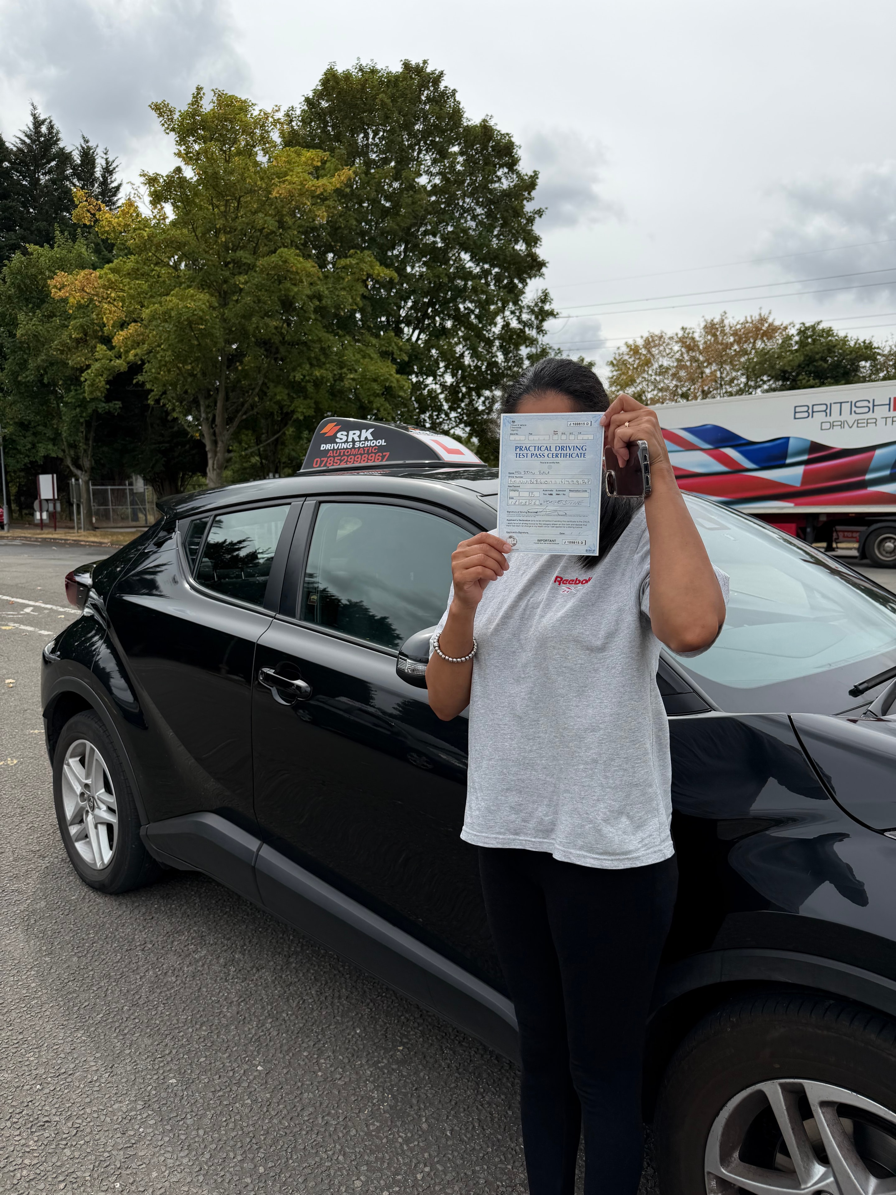 SRK Driving School student pass 22